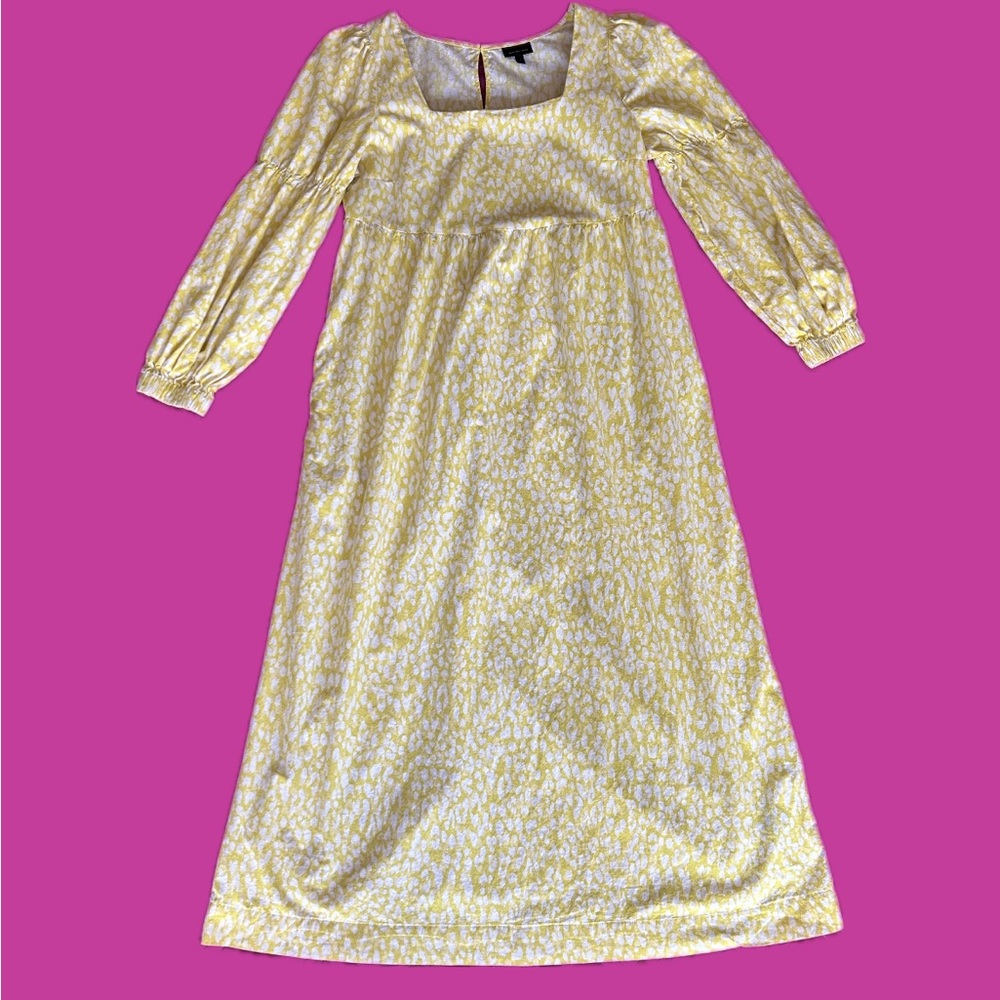 Yellow Who What Wear Prairie Dress